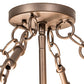 Meyda Lighting Covina 18" 2-Light Tyler Bronze Semi-flush Mount Light With Beige Sahara Taupe Idalight Shade