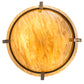Meyda Lighting Covina 36" 6-Light Antique Copper Inverted Pendant Light With Travertine Idalight Shade