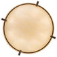 Meyda Lighting Covina 47" 8-Light Antique Rust Semi-flush Mount Light With Beige Botticino Idalight Shade Glass
