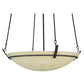 Meyda Lighting Covina 48" 8-Light Chestnut Inverted Pendant Light With Botticino Idalight Shade