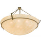 Meyda Lighting Covina 60" 10-Light Corinth Inverted Pendant Light With Beige Sahara Taupe Idalight Shade Glass
