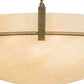 Meyda Lighting Covina 60" 10-Light Corinth Inverted Pendant Light With Beige Sahara Taupe Idalight Shade Glass