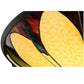 Meyda Lighting Cowette 42" 6-Light Timeless Bronze Semi-flush Mount Ceiling Light With Multi-Colored Shade Glass