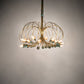 Meyda Lighting Coyle Logan 42" 24-Light Brushed Brass & Verdigris Copper Chandelier