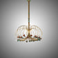 Meyda Lighting Coyle Logan 42" 24-Light Brushed Brass & Verdigris Copper Chandelier