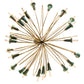 Meyda Lighting Coyle Logan 42" 24-Light Brushed Brass & Verdigris Copper Chandelier