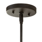 Meyda Lighting Craftsman 16" 2-Light Oil Rubbed Bronze Prime Semi-flush Mount Light With Amber Mica Shade Glass