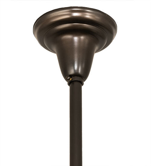 Meyda Lighting Craftsman 26" 4-Light Craftsman Brown Chandelier Hardware