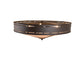 Meyda Lighting Craftsman 42" 6-Light Oil Rubbed Bronze Prime Flush Mount Light With Silver Shade Glass