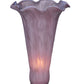 Meyda Lighting Cranberry Pond lily 11" 3-Light Mahogany Bronze Wall Sconce With Cranberry Shade Glass