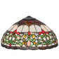 Meyda Lighting Creole 18" Multi-Colored Shade Glass
