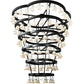 Meyda Lighting Cretella 108" 108-Light Solar Black Chandelier With Beige Shade Glass