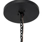 Meyda Lighting Cretella 257009 60" 72-Light 6-Tier Solar Black Chandelier