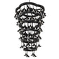Meyda Lighting Cretella 257009 60" 72-Light 6-Tier Solar Black Chandelier