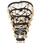 Meyda Lighting Cretella 96" 84-Light 6-Tier Solar Black Chandelier With Beige Shade Glass