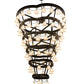 Meyda Lighting Cretella 96" 84-Light 6-Tier Solar Black Chandelier With Beige Shade Glass