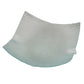 Meyda Lighting Crinkle 26"W x 8"H Clear Textured Crushed Ice Shade Glass