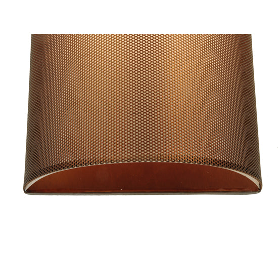 Meyda Lighting Cuivre 8" 2-Light Transparent Copper Wall Sconce