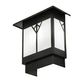Meyda Lighting Cumberland 12" Bronze Wall Sconce With White Statuario Idalight Shade Glass