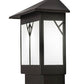 Meyda Lighting Cumberland 12" Bronze Wall Sconce With White Statuario Idalight Shade Glass