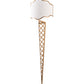 Meyda Lighting Custard & Cone 18" Wall Sconce With White Textrene Shade