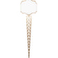 Meyda Lighting Custard & Cone 18" Wall Sconce With White Textrene Shade