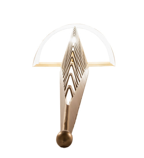 Meyda Lighting Custard & Cone 18" Wall Sconce With White Textrene Shade