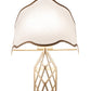 Meyda Lighting Custard & Cone 18" Wall Sconce With White Textrene Shade