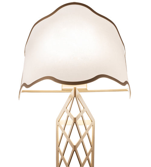 Meyda Lighting Custard & Cone 18" Wall Sconce With White Textrene Shade