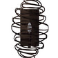 Meyda Lighting Cyclone 10" Mahogany Bronze Wall Sconce