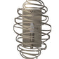 Meyda Lighting Cyclone 10" Nickel Wall Sconce