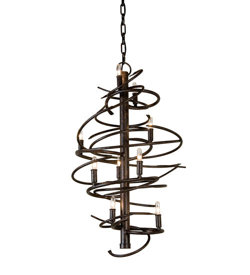 Meyda Lighting Cyclone 18" 9-Light Cajun Spice Chandelier