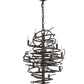 Meyda Lighting Cyclone 20" 13-Light Bronze Metallic Chandelier