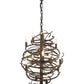 Meyda Lighting Cyclone 20" 13-Light Bronze Metallic Chandelier