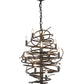 Meyda Lighting Cyclone 20" 13-Light Bronze Metallic Chandelier