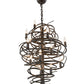 Meyda Lighting Cyclone 20" 13-Light Bronze Metallic Chandelier