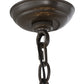 Meyda Lighting Cyclone 20" 13-Light Bronze Metallic Chandelier