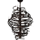Meyda Lighting Cyclone 20" 13-Light Mahogany Bronze Chandelier