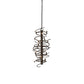 Meyda Lighting Cyclone 21" 12-Light Gunmetal Chandelier