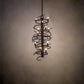 Meyda Lighting Cyclone 21" 12-Light Gunmetal Chandelier