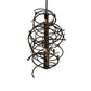 Meyda Lighting Cyclone 21" 12-Light Gunmetal Chandelier