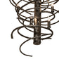 Meyda Lighting Cyclone 21" 12-Light Gunmetal Chandelier