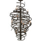 Meyda Lighting Cyclone 21" 9-Light Timeless Bronze Chandelier With Faux Candlelight