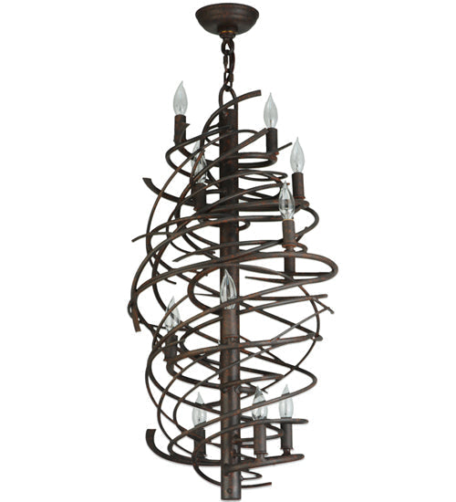 Meyda Lighting Cyclone 24" 13-Light Cajun Spice Chandelier