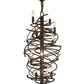 Meyda Lighting Cyclone 24" 13-Light Cajun Spice Chandelier