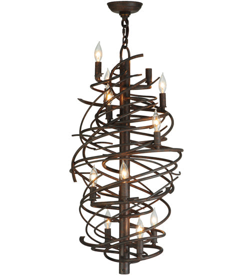 Meyda Lighting Cyclone 24" 13-Light Cajun Spice Chandelier