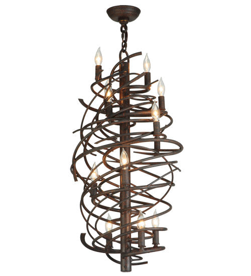 Meyda Lighting Cyclone 24" 13-Light Cajun Spice Chandelier