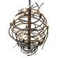 Meyda Lighting Cyclone 24" 13-Light Pewter Chandelier