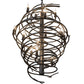 Meyda Lighting Cyclone 24" 13-Light Pewter Chandelier