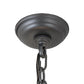 Meyda Lighting Cyclone 24" 13-Light Pewter Chandelier